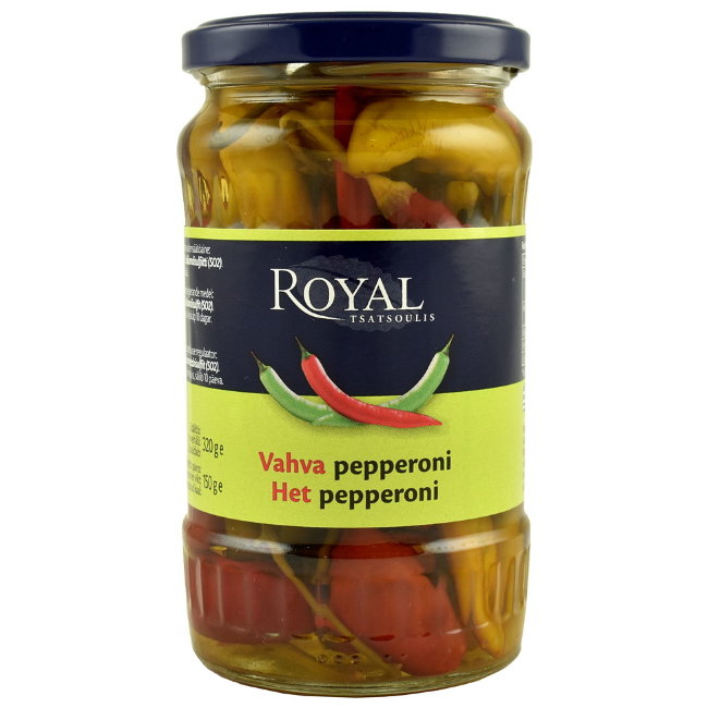 Перец пеперони острый Royal 320/150 гр