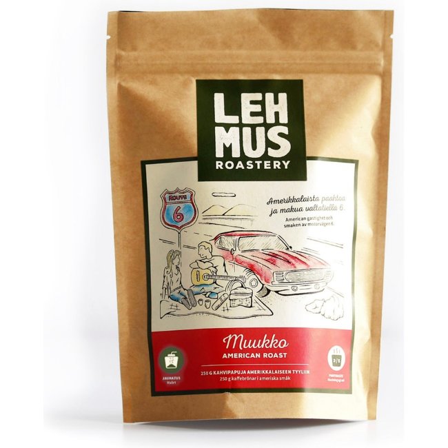 Кофе Lehmus Roastery Muukko средней обжарки 220 гр молотый для фильтра