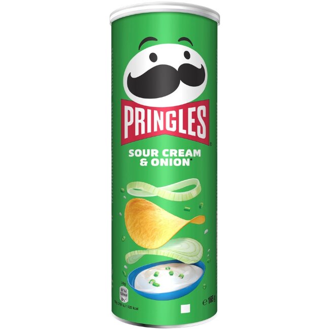 Чипсы Pringles со вкусом сметаны и лука 165 гр