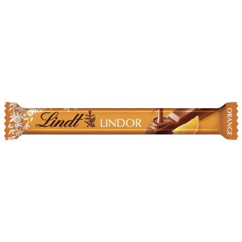 Шоколадный батончик с апельсином Lindt Lindor 38 гр Шоколадный батончик с апельсином Lindt Lindor 38 гр