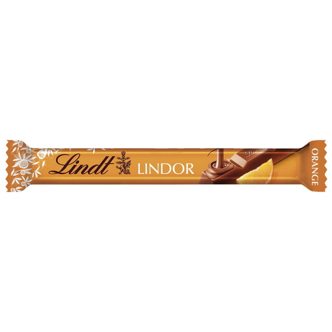 Шоколадный батончик с апельсином Lindt Lindor 38 гр