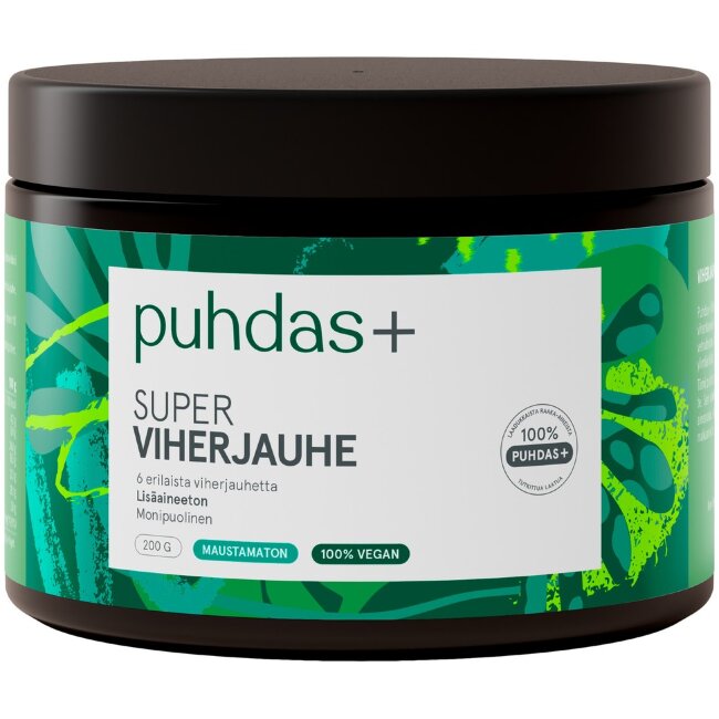 Супер зелёный порошок Puhdas+ 200 гр
