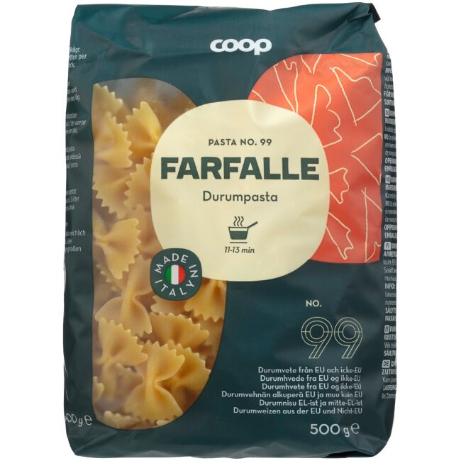 Макароны Farfalle Coop 500 гр