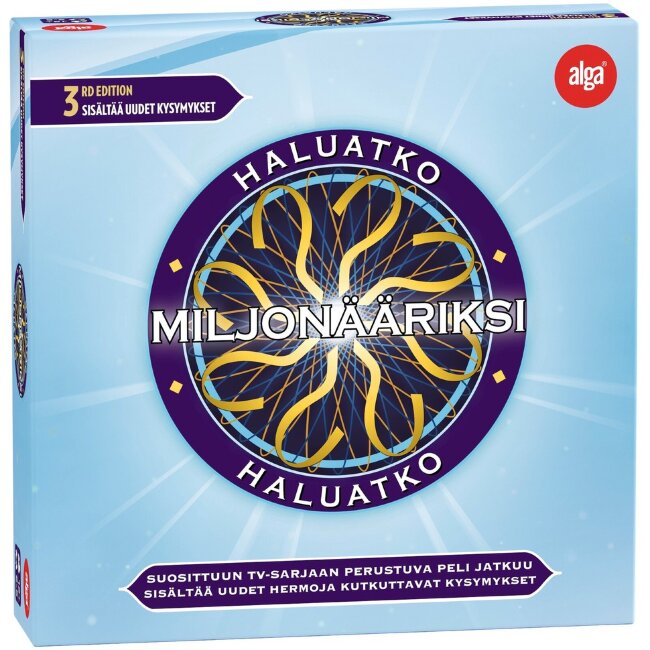 Настольная игра Alga Haluatko Miljonääriksi 3rd edition Настольная игра Alga Haluatko Miljonääriksi 3rd edition