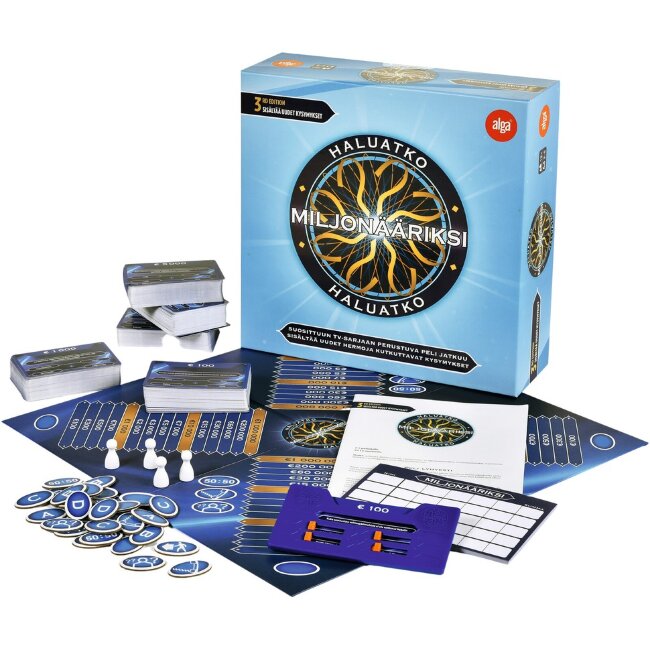 Настольная игра Alga Haluatko Miljonääriksi 3rd edition Настольная игра Alga Haluatko Miljonääriksi 3rd edition