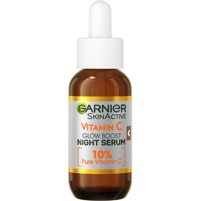Ночной серум для сияния кожи Garnier SkinActive с витамином C Glow Boost 10% 30 мл