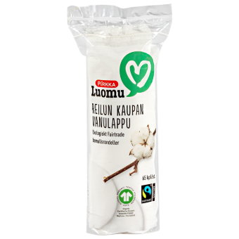 Ватные диски Pirkka Luomu Reilun 65 шт