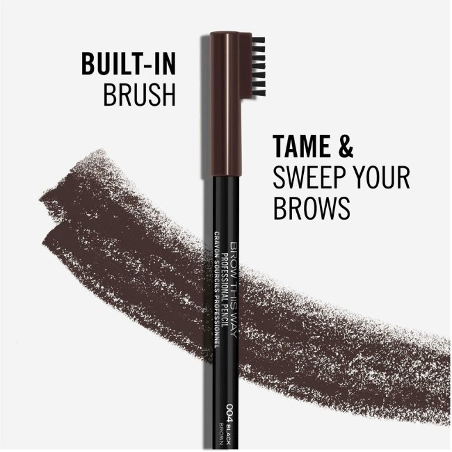 Профессиональный карандаш для бровей Rimmel 1,4 г черный 004