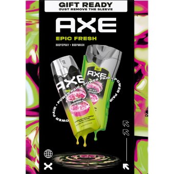 Подарочный набор Axe Xmas Epic Fresh (дезодорант-спрей и гель для душа)