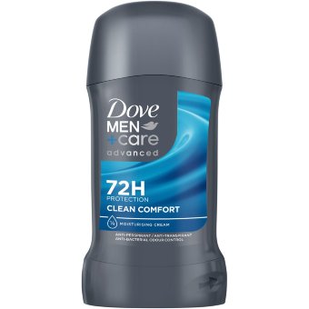 Dove Men+Care 72h Advanced Clean Comfort дезодорант-антиперспирант шариковый 50 мл