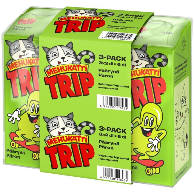 Сокосодержащий напиток с грушей Mehukatti Trip 2 дл (уп 3 шт)