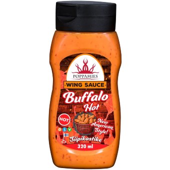 Острый соус для крыльев Poppamies Buffalo Hot 320 мл