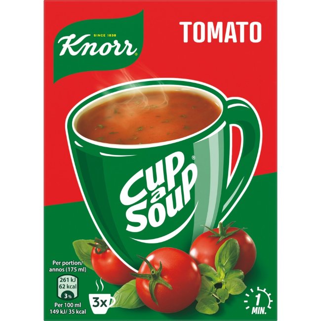 Суп в чашке Knorr Cup a Soup Томатный (уп 3 шт) 54 гр