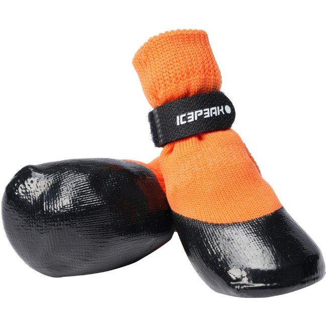 Носки для собак противоскользящие Icepeak Protective 2 шт/уп Размер S оранжевые