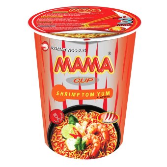 Лапша восточная со вкусом креветок Mama 70 гр