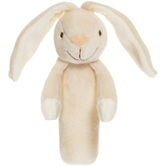 Мягкая погремушка Teddykompaniet Floppys - заяц бежевого цвета