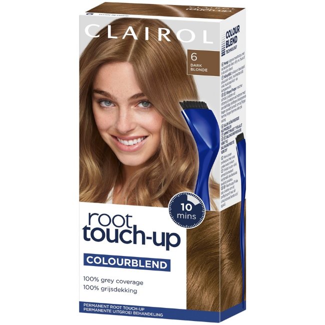 Краска для корней волос Clairol Root Touch-Up 6 темно-русый