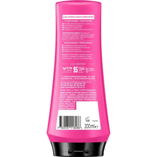 Бальзам для волос Schwarzkopf Supreme Length 200 мл