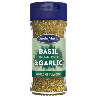 Смесь специй для пасты и овощей SantaMaria (базилик, чеснок) 41 гр