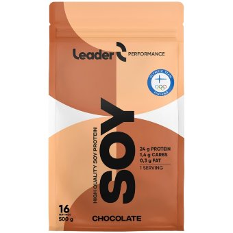 Соевый протеиновый напиток шоколад Leader Soy Protein 500 г
