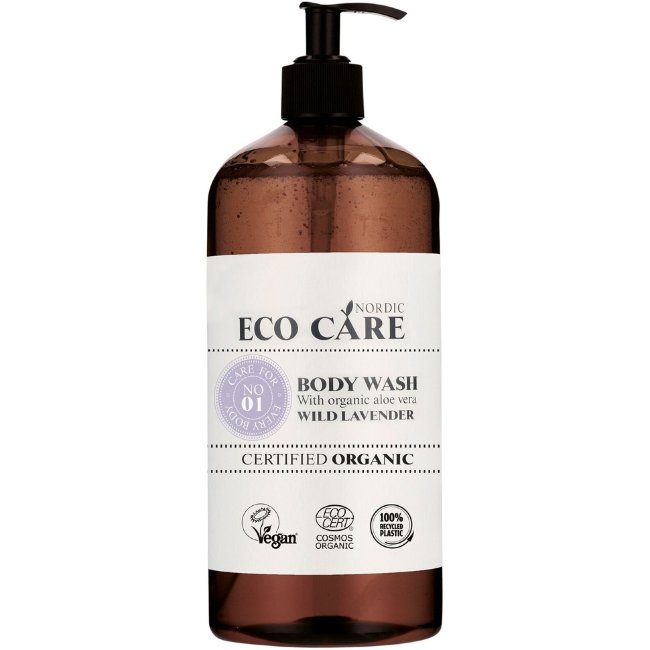 Гель для душа органический Eco Care Nordic с лавандой 1000 мл