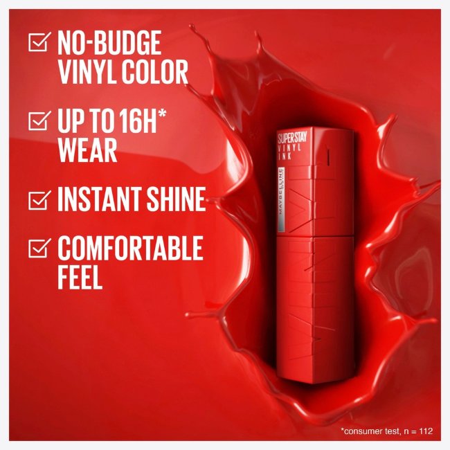 Жидкая губная помада Maybelline New York Superstay Vinyl Ink 20 Coy 4,2 мл