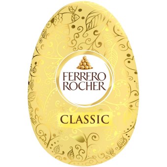 "Золотое" шоколадное яйцо Ferrero Rocher 100 гр