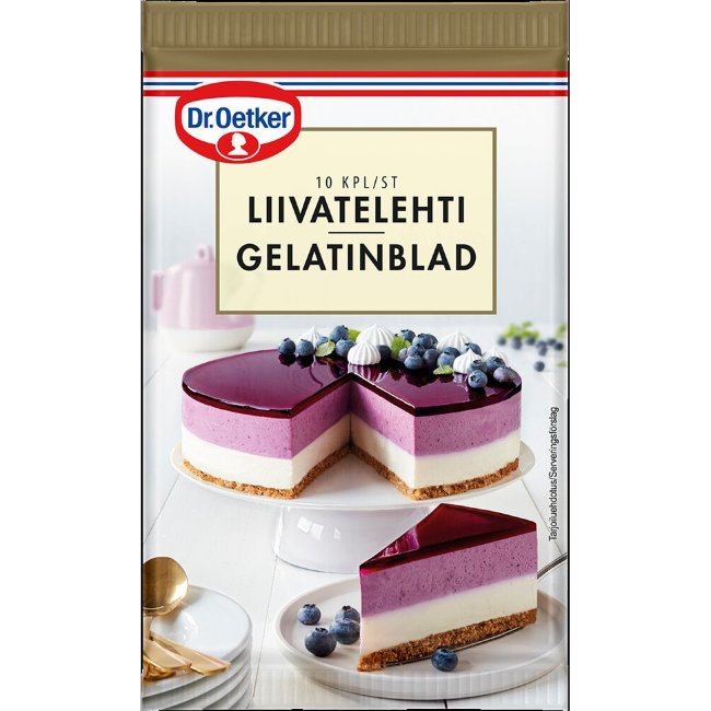Желатин листовой Dr Oetker Gelatinblad 10 шт
