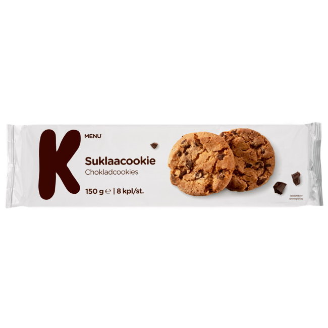 Печенье песочное с кусочками шоколада K-menu 150 гр