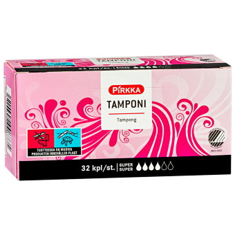 Тампоны Pirkka Super 32 шт