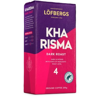 Кофе молотый Löfbergs Kharisma 250 гр Rainforest Alliance
