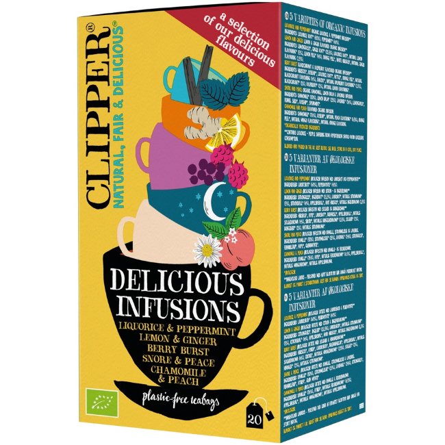 Набор органического травяного чая Clipper Delicious Infusions 20 шт / 38 гр