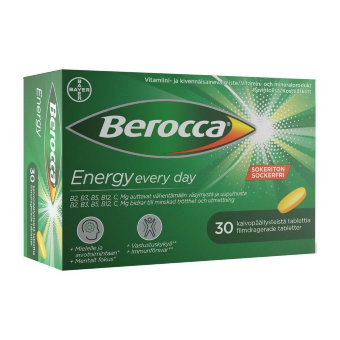 Витамины В комплекса Berocca 30 Bayer 30 табл