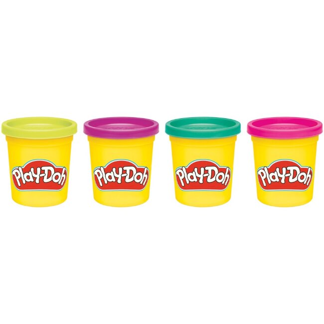 Пластилин Play-Doh 4-упаковки, разных цветов