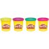 Пластилин Play-Doh 4-упаковки, разных цветов