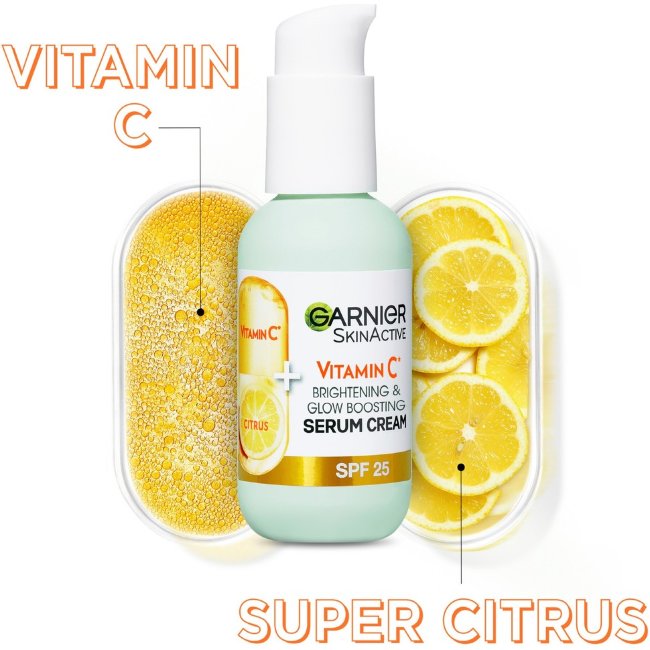 Дневной крем Garnier SkinActive Vitamin C* для тусклой кожи 50 мл