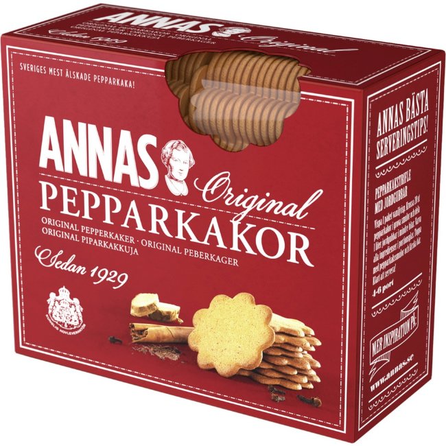Печенье имбирное с пряностями Annas Original 300 гр