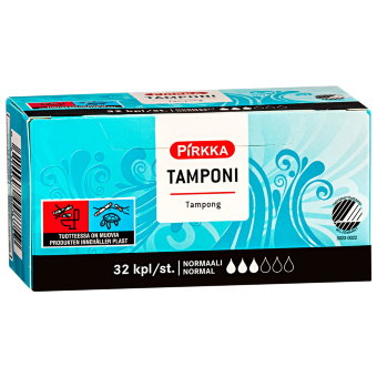 Тампоны Pirkka Normal 32 шт