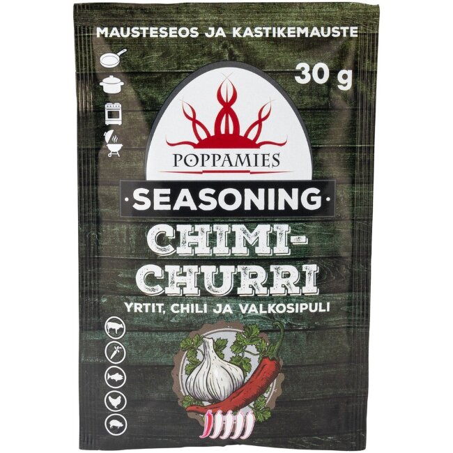 Приправа Poppamies Chimichurri 30 гр Приправа Poppamies Chimichurri 30 гр