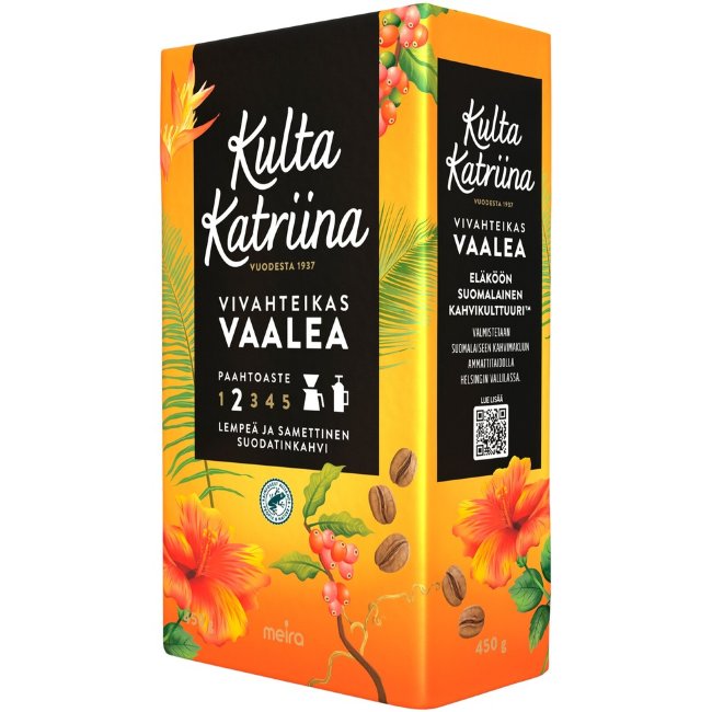 Светлый фильтр-кофе Kulta Katriina Vivahteikas RAC 450 гр