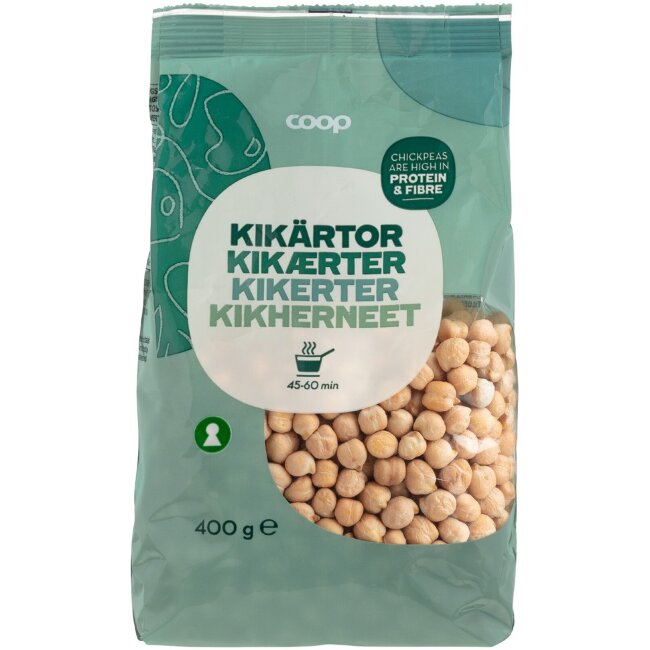 Сухой горох нут Coop 400 гр