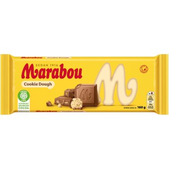 Шоколад Marabou Cookie Dough с ванильным тестом 160 гр Шоколад Marabou Cookie Dough с ванильным тестом 160 гр