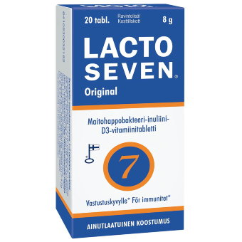 Витамины с молочно-кислыми бактериями Lacto Seven (лакта севен) 20 таблеток Vitabalans Витамины с молочно-кислыми бактериями Lacto Seven (лакта севен) 20 таблеток Vitabalans