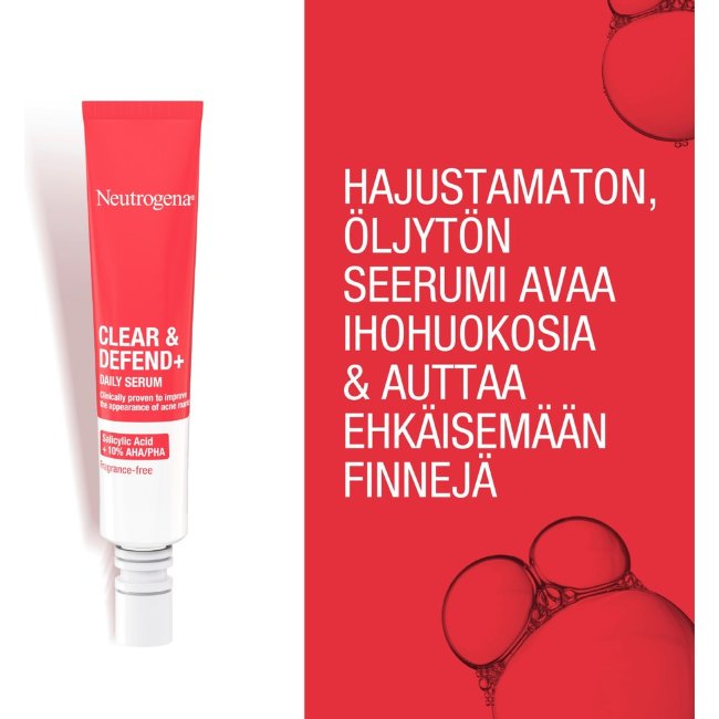 Сыворотка для лица Neutrogena Clear&Defend+ Daily Serum 30 мл