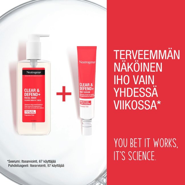 Сыворотка для лица Neutrogena Clear&Defend+ Daily Serum 30 мл
