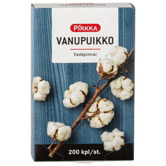 Ватные палочки Pirkka vanupuikko 200 шт