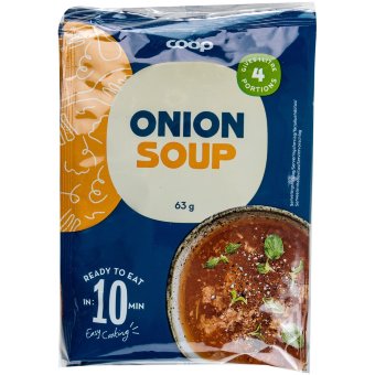 Суп луковый Coop 3 × 63 г