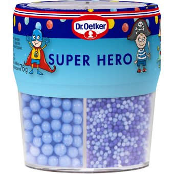 ​Кондитерская посыпка Dr.Oetker Super Hero (4 вида) 76 гр