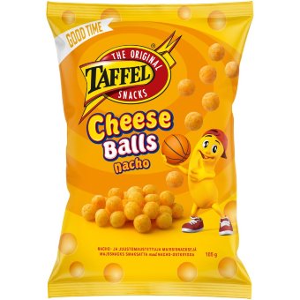 Кукурузные шарики со вкусом сыра начо Taffel 105 г
