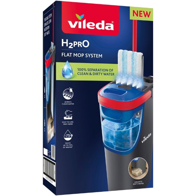 Набор для плоской швабры Vileda H2Pro
